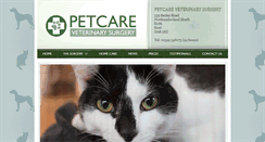 Desktop Screenshot of petcarevets.co.uk